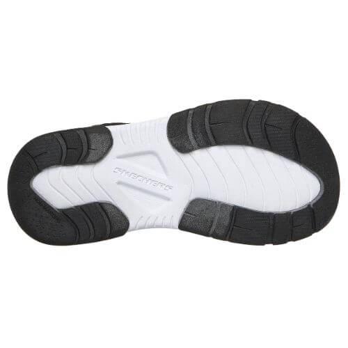 Sandale copii baieti din material textil Skechers, Negru – 407013-BKRD