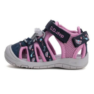 Sandale copii fete din canvas DD Step, Mov – G065-51748D