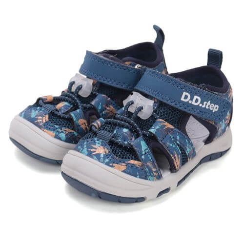 Sandale copii baieti din canvas DD Step, Albastru – G065-61146A