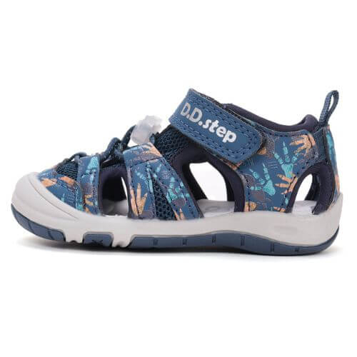 Sandale copii baieti din canvas DD Step, Albastru – G065-61146A Sandale copii baieti din canvas DD Step, Albastru – G065-61146A