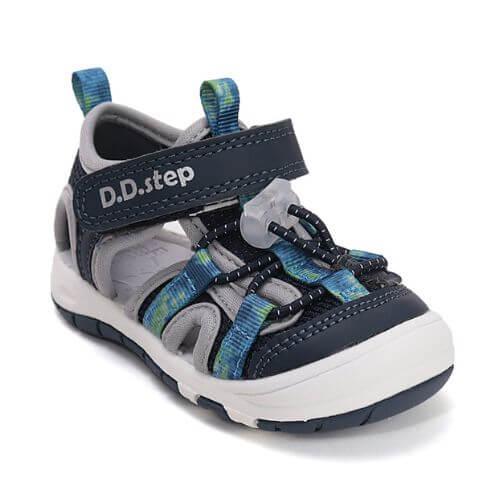 Sandale copii baieti din canvas DD Step, Albastru – G065-61599A