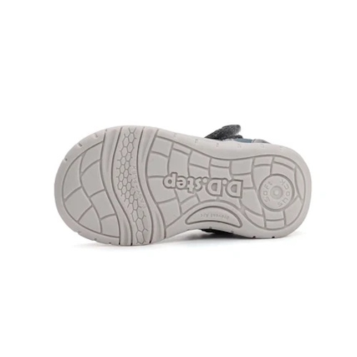 Sandale copii baieti din canvas DD Step Gri-Albastru – G065-61161B