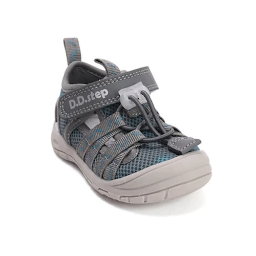 Sandale copii baieti din canvas DD Step Gri-Albastru – G065-61161B