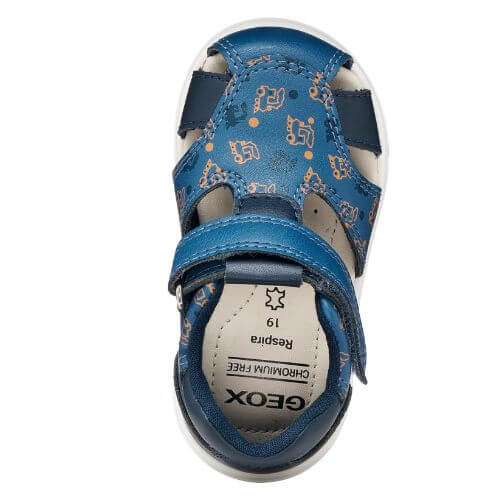 Sandale copii baieti din material sintetic Geox, Albastru – B556EC_05404_C4277