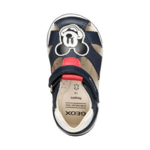 Sandale copii baieti din piele naturala Geox Mickey Mouse, Albastru – B556ED_08554_C0735
