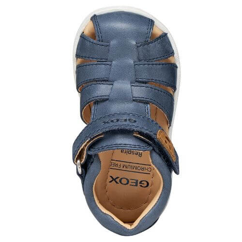 Sandale copii Machia baieti din piele naturala Geox, Albastru – B254VA_000CL_C4002
