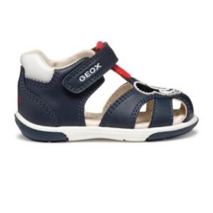 Sandale copii baieti din piele naturala Geox Mickey Mouse, Albastru – B556ED_08554_C0735