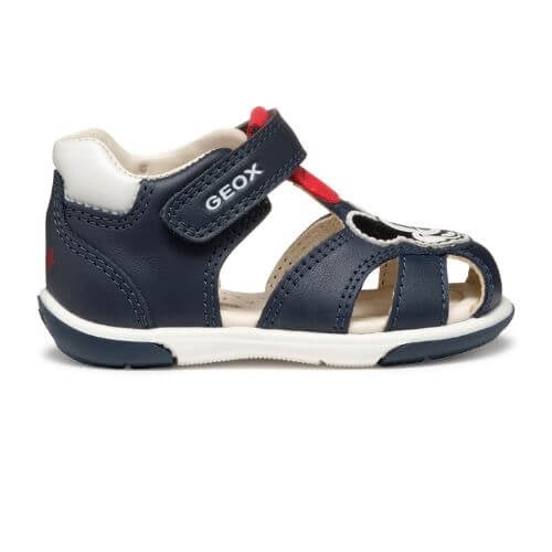 Sandale copii baieti din piele naturala Geox Mickey Mouse, Albastru – B556ED_08554_C0735