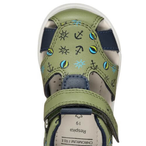 Sandale copii baieti din material sintetic Geox, Verde – B556EC_05404_CE3F4