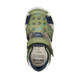 Sandale copii baieti din material sintetic Geox, Verde – B556EC_05404_CE3F4