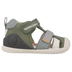 Sandale copii baieti din piele Biomecanics, Verde – 252117-B830