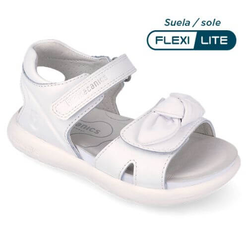 Sandale copii fete din piele Biomecanics, Alb – 262208-C050 Sandale copii fete din piele Biomecanics, Alb – 262208-C050