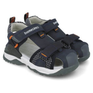 Sandale copii baieti din textil Biomecanics, Albastru – 252220-A089