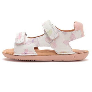 Sandale copii fete din piele DD Step, Alb – G080-51614C