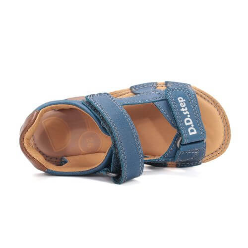 Sandale copii baieti din piele DD Step, Albastru – G080-61312B