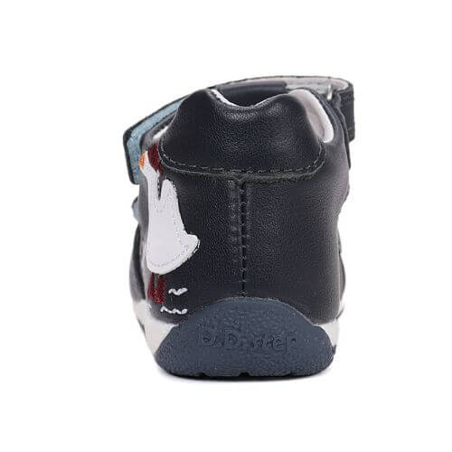 Sandale copii baieti din piele DD Step, Negru – G111-61581A