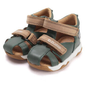 Sandale copii baieti din piele DD Step, Verde – G064-61909A