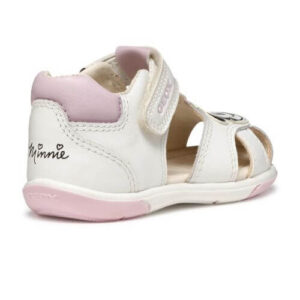 Sandale copii feten piele naturala Geox Minnie Mouse, Alb – B556FE_08554_C0406
