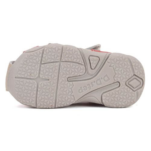 Sandale copii baieti din piele DD Step, Crem – G064-51611A