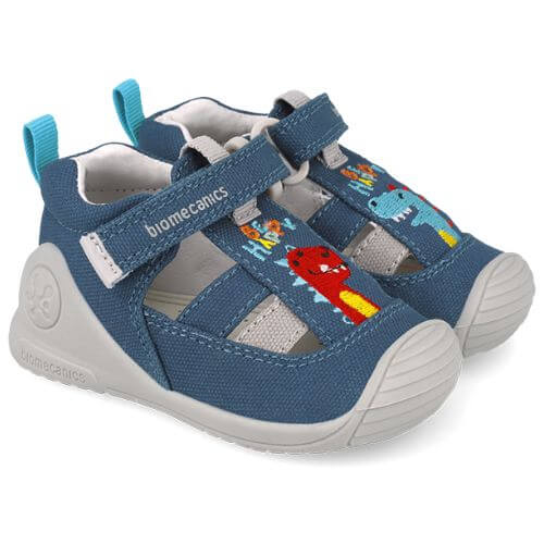 Sandale copii baieti din textil Biomecanics, Albastru – 252177-A556 Sandale copii baieti din textil Biomecanics, Albastru – 252177-A556