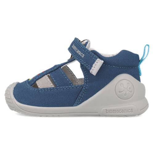 Sandale copii baieti din textil Biomecanics, Albastru – 252177-A556