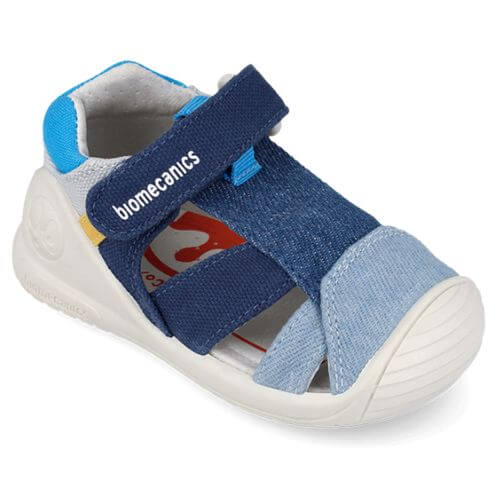 Sandale copii baieti din textil Biomecanics, Albastru – 262186-A008