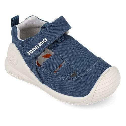 Sandale copii baieti din textil Biomecanics, Albastru – 262187-A556