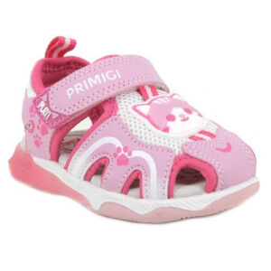 Sandale copii fete din textil cu LED Primigi, Roz – 1457100