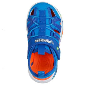 Sandale copii baieti din textil Skechers, Albastru – 407041-LTBL