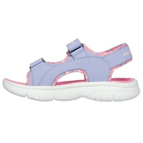 Sandale copii fete din material sintetic Skechers, Lavanda – 303049-LVLP