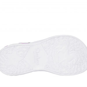 Sandale copii fete cu LED din material sintetic Skechers, Roz – 303107-PKMT