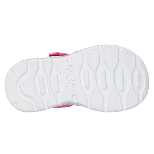 Sandale copii fete din material sintetic Skechers, Roz – 303162-PKLP
