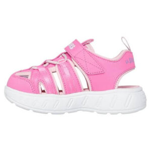 Sandale copii fete din material sintetic Skechers, Roz – 303162-PKLP