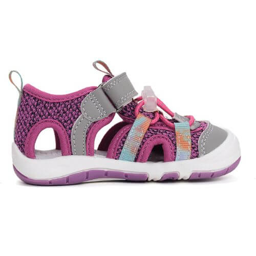 Sandale copii fete din canvas DD Step, Mov – G065-61599D