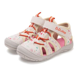 Sandale copii fete din canvas DD Step, Crem – G065-51957D