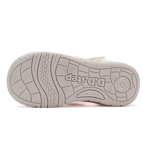 Sandale copii fete din canvas DD Step, Crem – G065-51957D