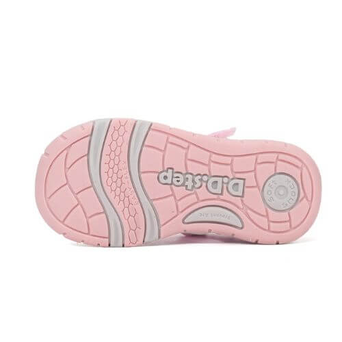 Sandale copii fete din canvas DD Step, Roz – G065-61146C