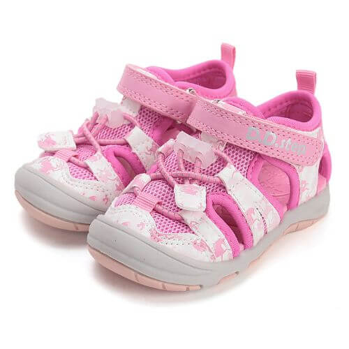 Sandale copii fete din canvas DD Step, Roz – G065-61146D