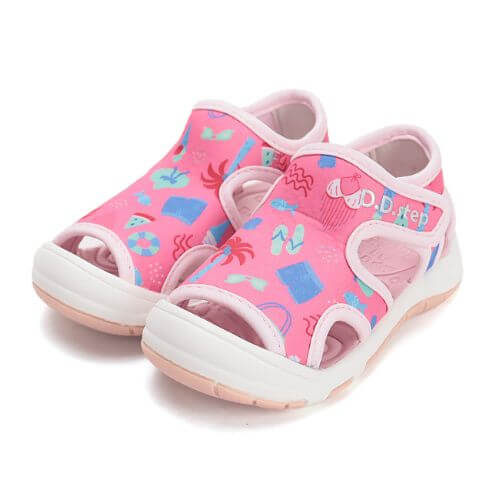 Sandale copii fete din canvas DD Step, Roz – G065-61709C