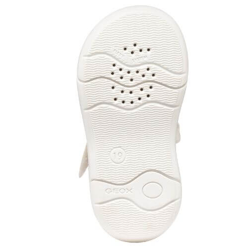 Sandale copii fete din material sintetic Geox, Alb – B556FB_05404_C0270