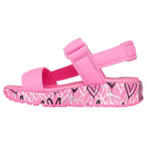 Sandale copii fete din material sintetic Skechers, Roz – 314094-HPMT