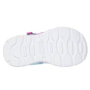 Sandale copii fete din material sintetic Skechers, Albastru – 303162-TQLV