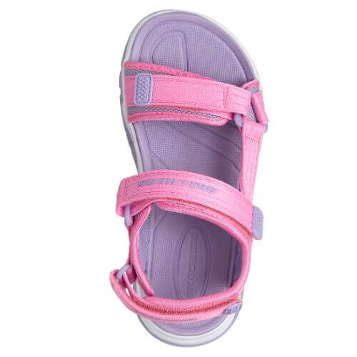Sandale copii fete din material textil Skechers, Roz – 303221-PKLV
