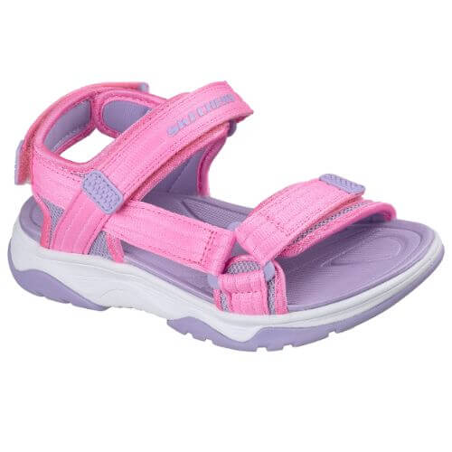 Sandale copii fete din material textil Skechers, Roz – 303221-PKLV Sandale copii fete din material textil Skechers, Roz – 303221-PKLV