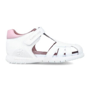 Sandale copii fete din piele Biomecanics, Alb – 242230-B050