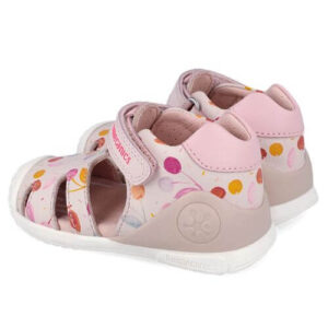 Sandale copii fete din piele Biomecanics, Roz – 262104-A779