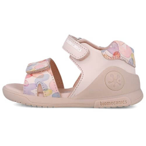 Sandale copii fete din piele Biomecanics, Roz – 252141-A779