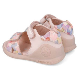 Sandale copii fete din piele Biomecanics, Roz – 252141-A779