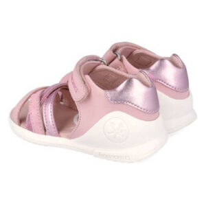 Sandale copii fete din piele Biomecanics, Roz -262140-A032
