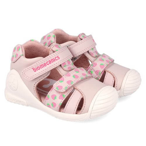 Sandale copii fete din piele Biomecanics, Roz – 262107-A779 Sandale copii fete din piele Biomecanics, Roz – 262107-A779